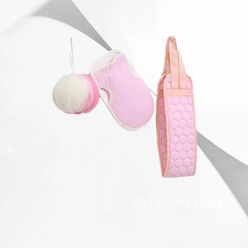 

Get the Perfect Clean with a Long Back Scrubber and Handle, Thickened Scrubbers Washcloth Scrubbing Ball Enhances Bathing Exper