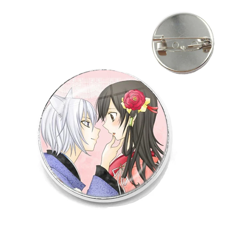 Anime Kamisama Love Kamisama Kiss Spilla Pin Cosplay Glass Dome Badge Per Vestiti Zaino Decorazione Pin Gioielli