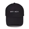 WHY NOT? Men's Baseball Cap Personality Embroidery Letter Gorras Female Male Cotton Dad Hat Casual SportsWomen's Sun Hats 2