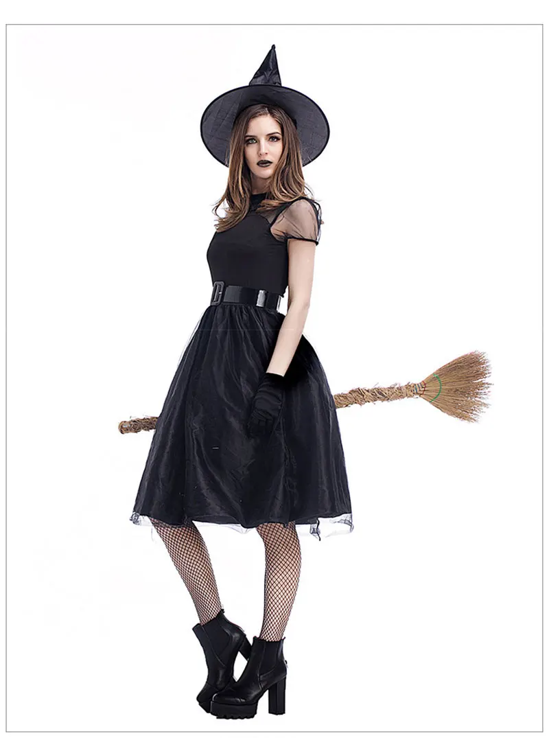 Halloween cosplais čarodějnice temný duch upír kostým