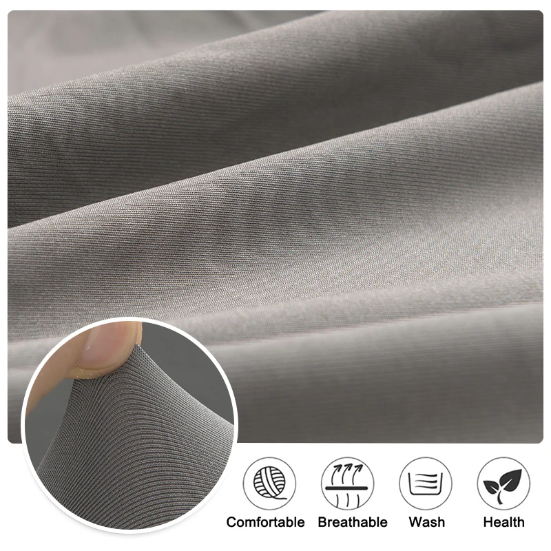 Solid Colour Armless Sofa Bed Cover Stretch Futon Slipcover Full Folding Couch Sofa Shield Fits Folding Bed Without Armrest