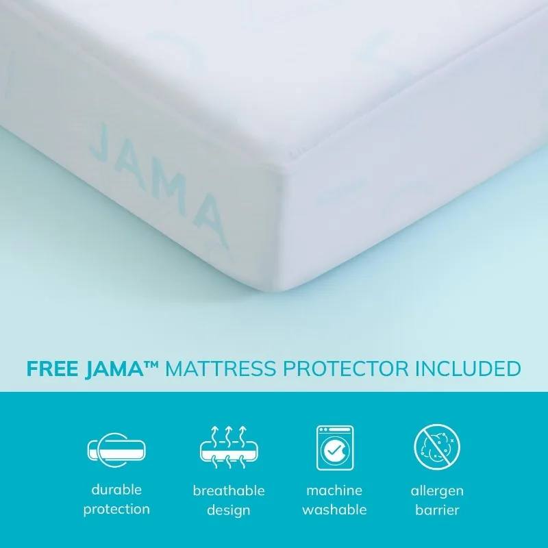 MLILY 5 Inch Twin Mattress for Kids, Bunk Bed Mattress, Made in The USA of US Foam and Global Materials,Medium Firm Trundle Foam 5