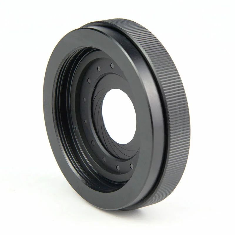 Adjustable 1.5-26mm Iris Diaphragm M30 to M37 Microscope Camera Lens Module Adapter Ring Microscopio