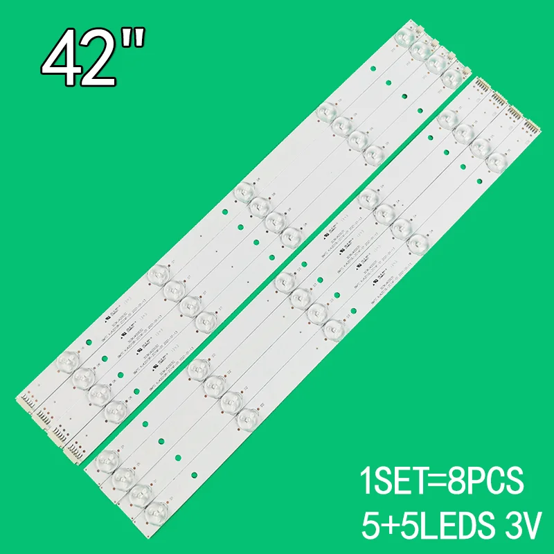 

8PCS LED Backlight strip for Jameson JS-42100 BMTC KJ42D10L-ZC14F-01 KJ42D10R-ZC14F-01 KM0416DCF27A 303KJ420031 303KJ420032