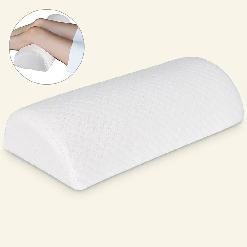

1 pc Leg Cushion for Sleeping Knees Pillow Knee Pad Semi-cylindrical Slow Rebound Memory Foam Multifunctional Cervical Pillow
