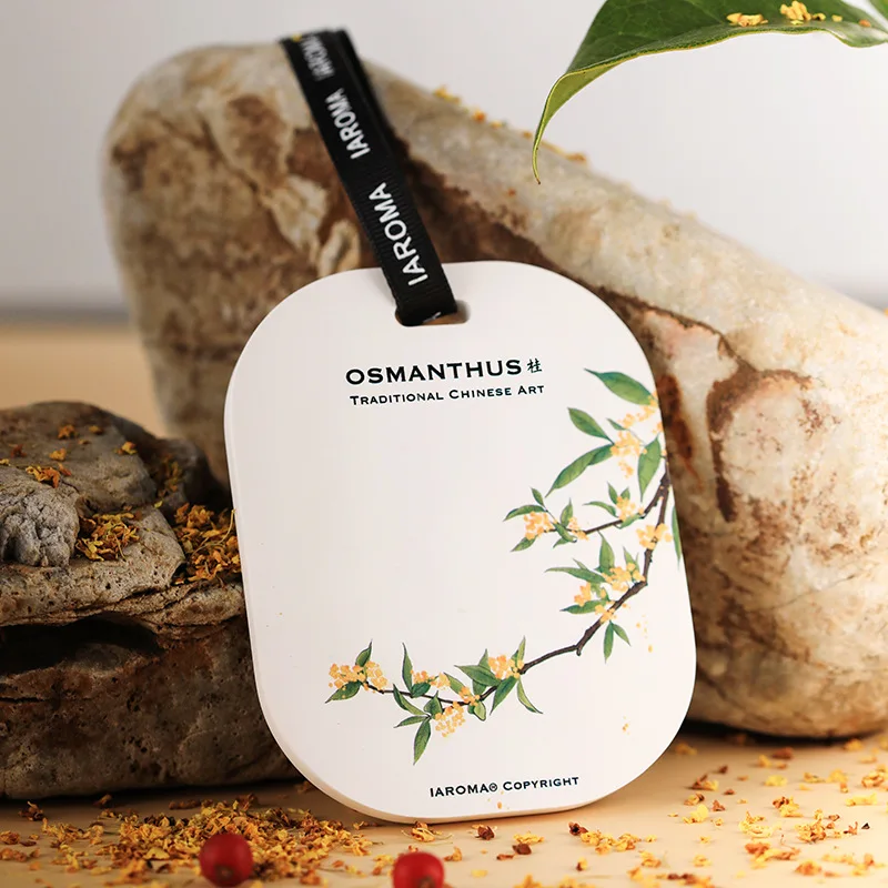 Fragrance Sachet for Closet, Air Freshener, Ceramic Hanging Ornament,Home Fragrance