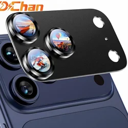 Premium Camera Lens Protector with Strong Metal Tempered Glass and Enhanced Durability - iPhone 17 Pro Max (JTM - Black)