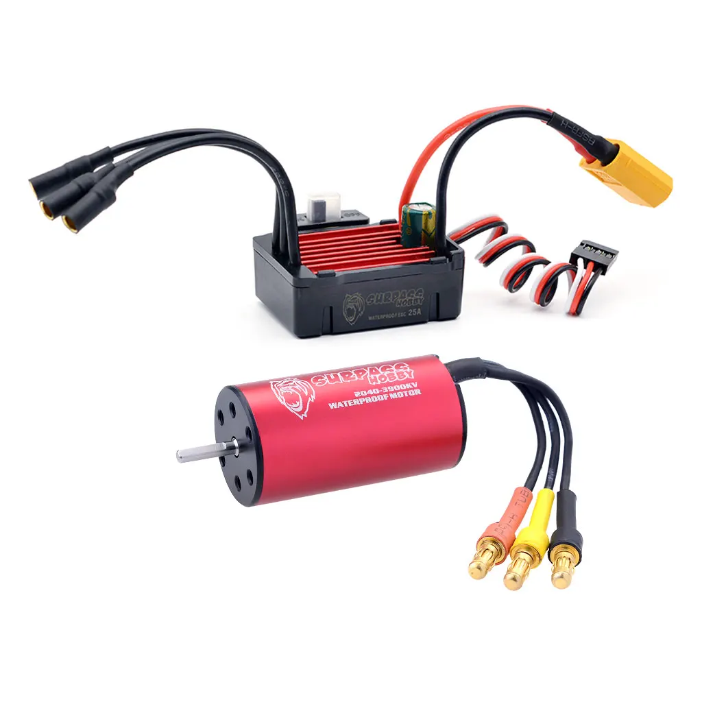 Surpass Hobby 2030 2040 2280KV 7200KV Brushless Motor 25A 35A Waterproof ESC For Wltoys Traxxas 1/18 1/20 RC Car Tru
