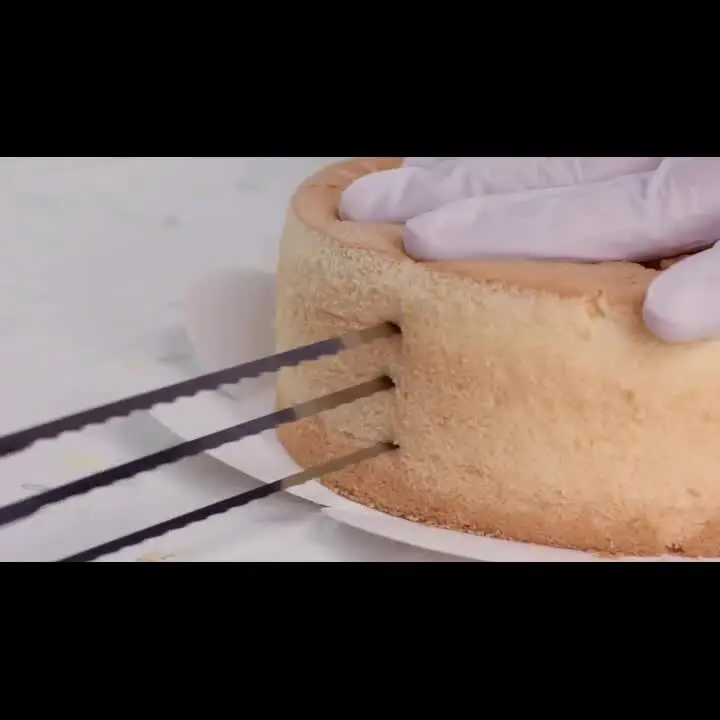 Cortador De Pasteles Y Pan - Alambre De Acero Inoxidable Ajustable, Para Rebanadas Uniformes Y Capas Perfectas