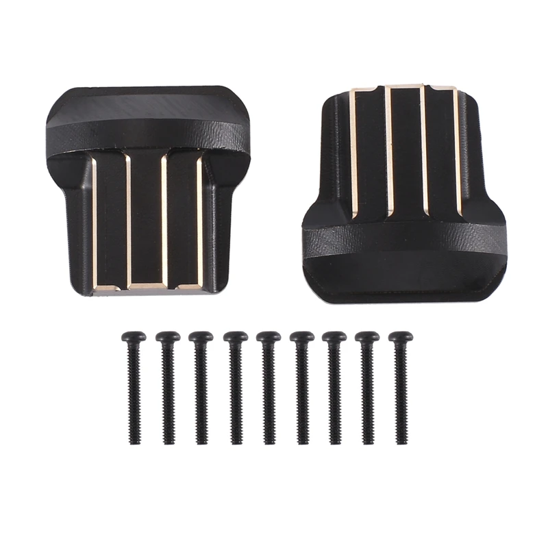

2Pcs Brass Front And Rear Axle Diff Cover 9787 For Traxxas TRX4M TRX-4M 1/18 RC Crawler Car Upgrades Parts