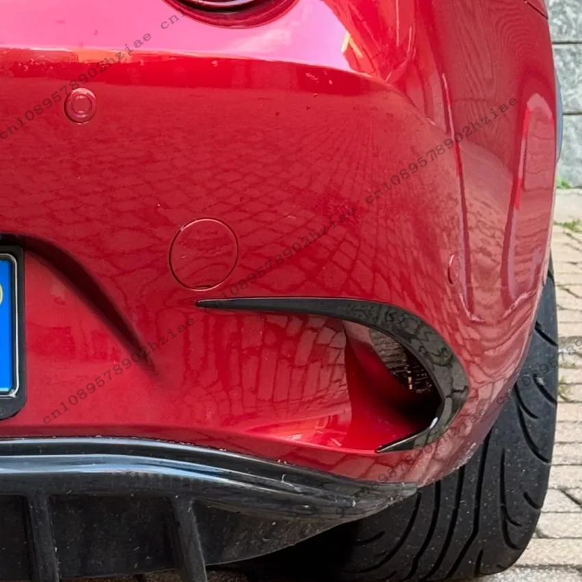 마쓰다 MX-5 미아타 ND 2015-2025용 자동차 프론트 사이드 나이프 스포일러, 프론트 안개등 커버, 리어 윙 나이프, 에어로다이나믹 자동차 액세서리