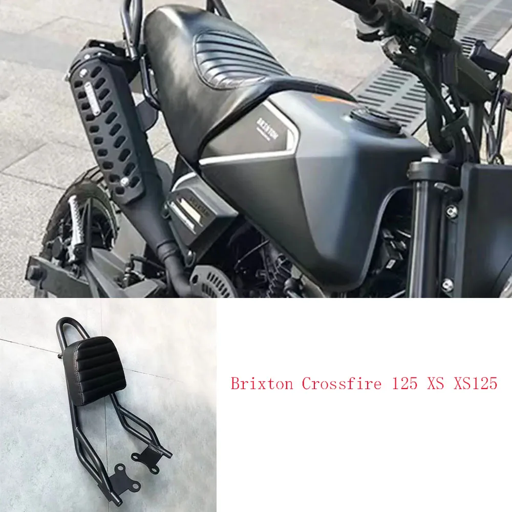 

2022 Motorcycle Fit Crossfire XS 125 Rear Passenger Backrest Rear Backrest For Brixton Crossfire 125 XS XS125