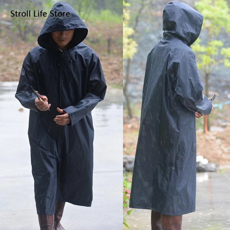 Work Outdoors Long Raincoat Body Large 