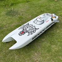 G30E Model Made With Kevlar 30CC Gasoline Racing ARTR RC Boat Tiger W/ Radio System Water Toys THZH1252-SMT1 2