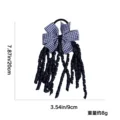 Navy blue hair tie 1
