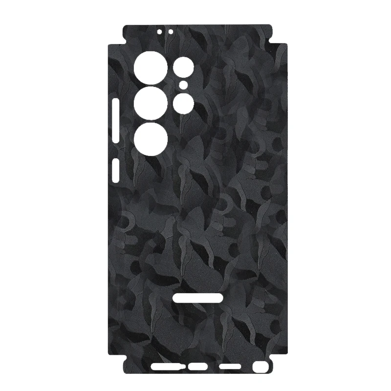 3D Camo Crocodile Snake Grain Full Cover Phone Sticker Per Samsung Galaxy S24 Ultra S24 Plus S24 Back + Sides Wrap Skin Film