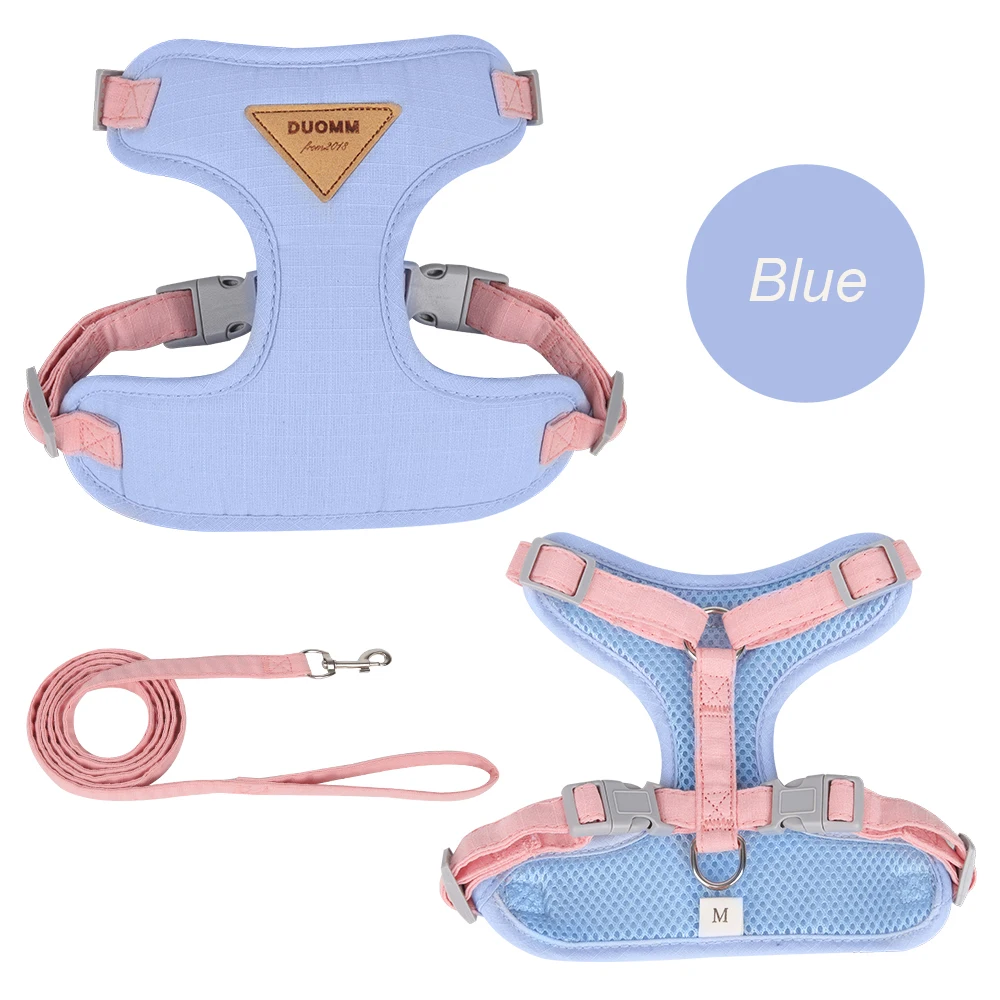 thumbnail image 1 of Nuevo conjunto de arnés y correa para cachorros y perros pequeños, arneses ajustables para mascotas, accesorios para mascotas para chihuahua, caniche, bichón y gato, 1 of 5