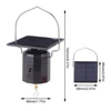 Wind Chime Spinner Solar Motor with Hook Solar Powered Wind Chime Auto Rotate Hanging Hook Rotary Motor Home Balcony Decoration 5