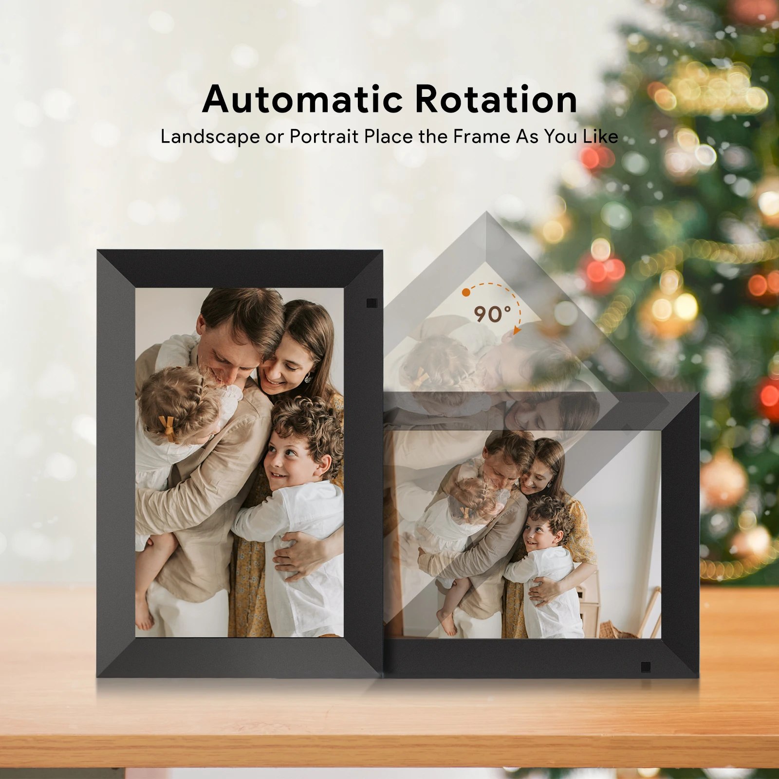 10.1inch White Photo album WIFI Digital Frame Frameo APP with Internal 32G Memory 1280x800 IPS Screen