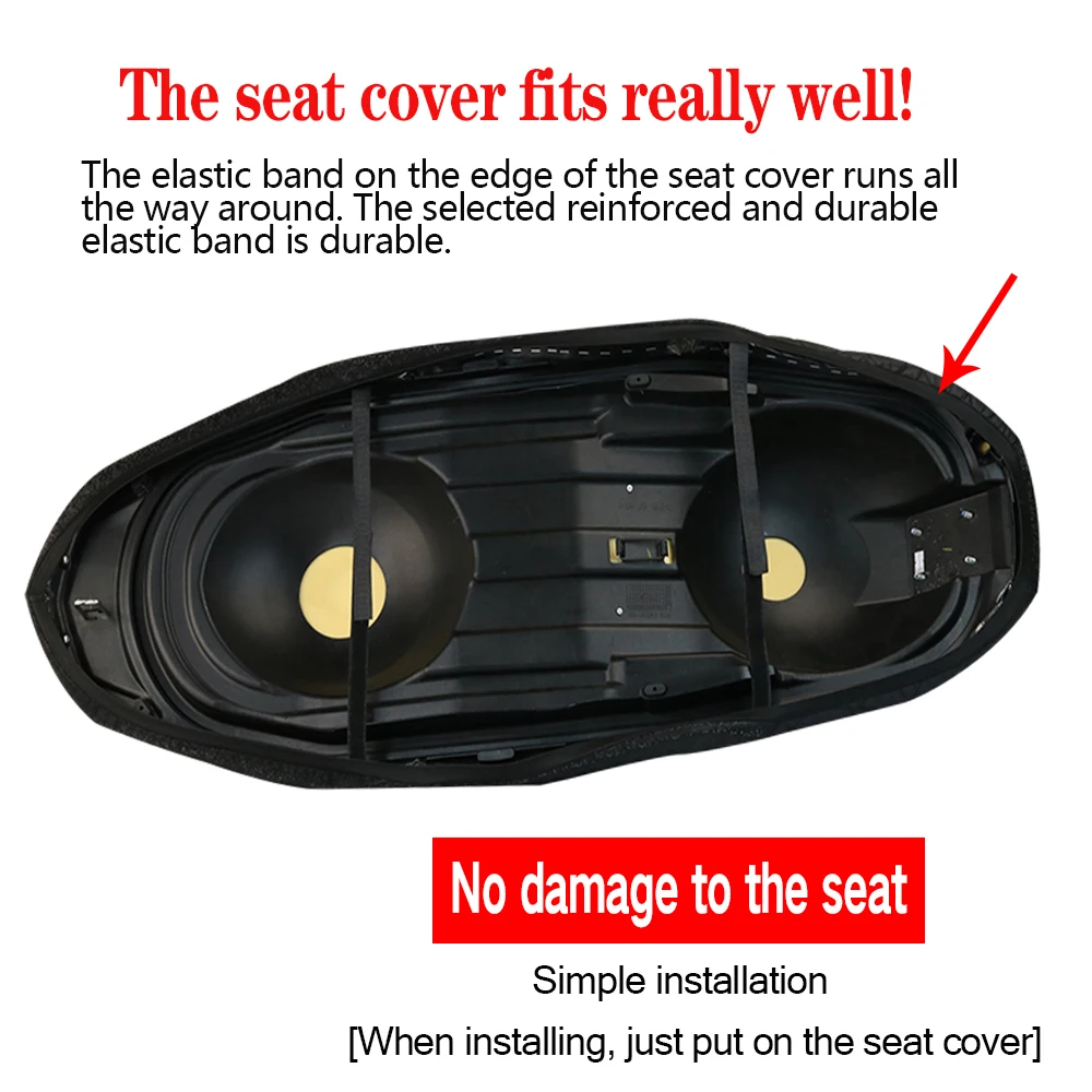 For Yamaha X-MAX300 XMAX125 250 x max250 400 X MAX Modified Seat Cushion Cover Motorcycle Seat Sponge Cushioning Cover
