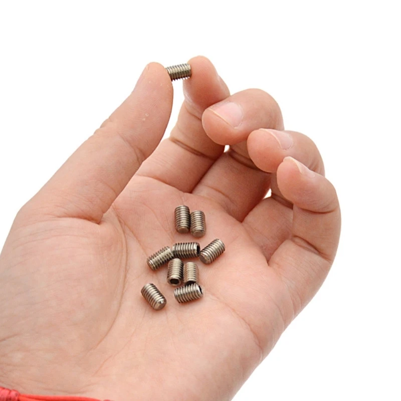 10pcs/20pcs Surfboard Grub Screws 5mm Fin Plug Screws Stainless Steel Surfboard Fin for Surfs Board/SUPs Board/Long Board