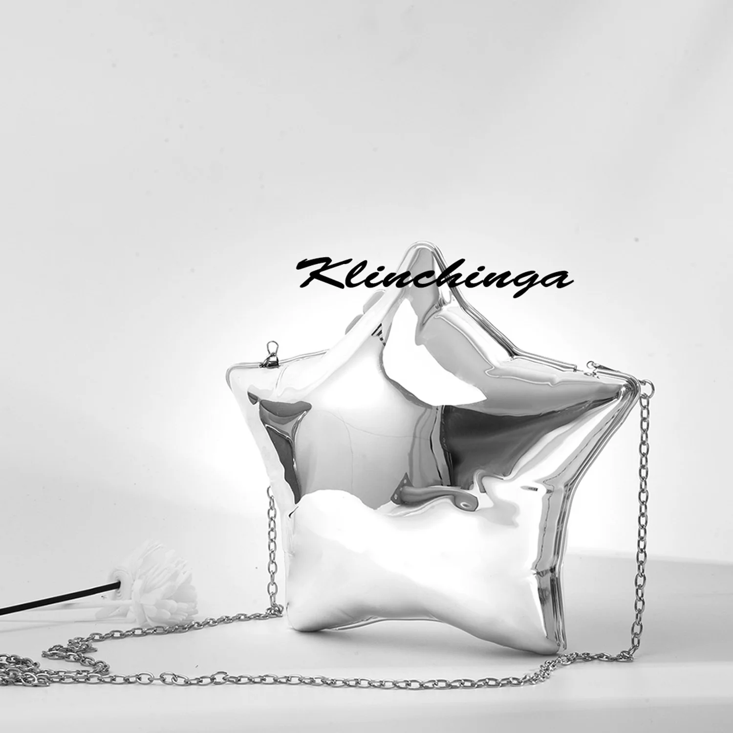 Mini Evening Bag Star Acrylic Handbag Shoulder Crossbody Bags Casual Gold Silver Chain Brands Replica Jewlerry Wallets For Women