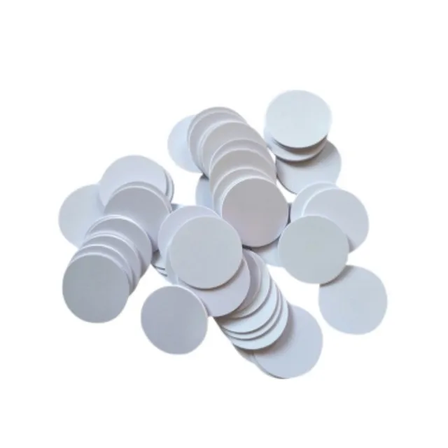 5Pcs EM4305 T5577 125Khz Rewritable RFID Keyfobs Round Token Tag Blank Card Coin Unstandard Mini Key Writable Badge Fob Sticker 5
