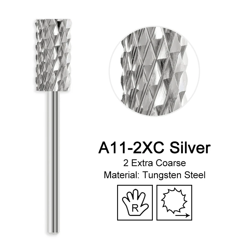 Golden Tungsten Carbide Nail Drill Bit for Manicure and Pedicure Accessories
