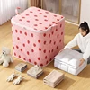 Large Capacity Clothing Storage Bag Portable Clothing Quilt Storage Bag Bedroom Organizer Foldable Dust-Proof Quilt Zipper Bag 3