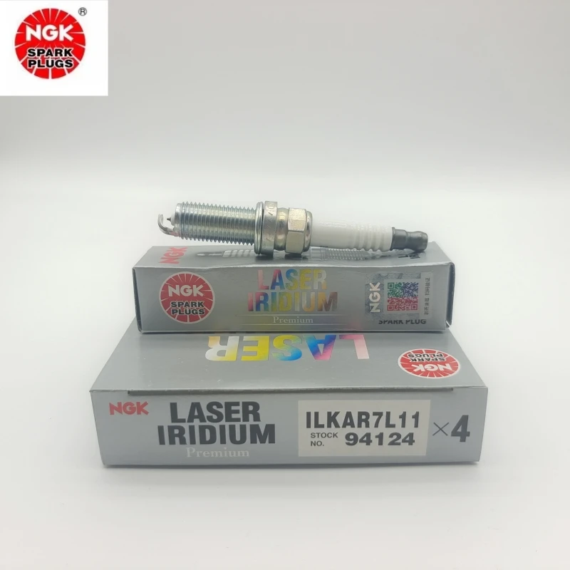 Original NGK ILKAR7L11 94124 Iridium Spark Plug 4Pcs For Mazda 3 6 Axela CX-5 CX-3 CX-30 CX-4 CX-8 MX-5 RF 2.0L 2.5L PE5R-18-110 spark plug