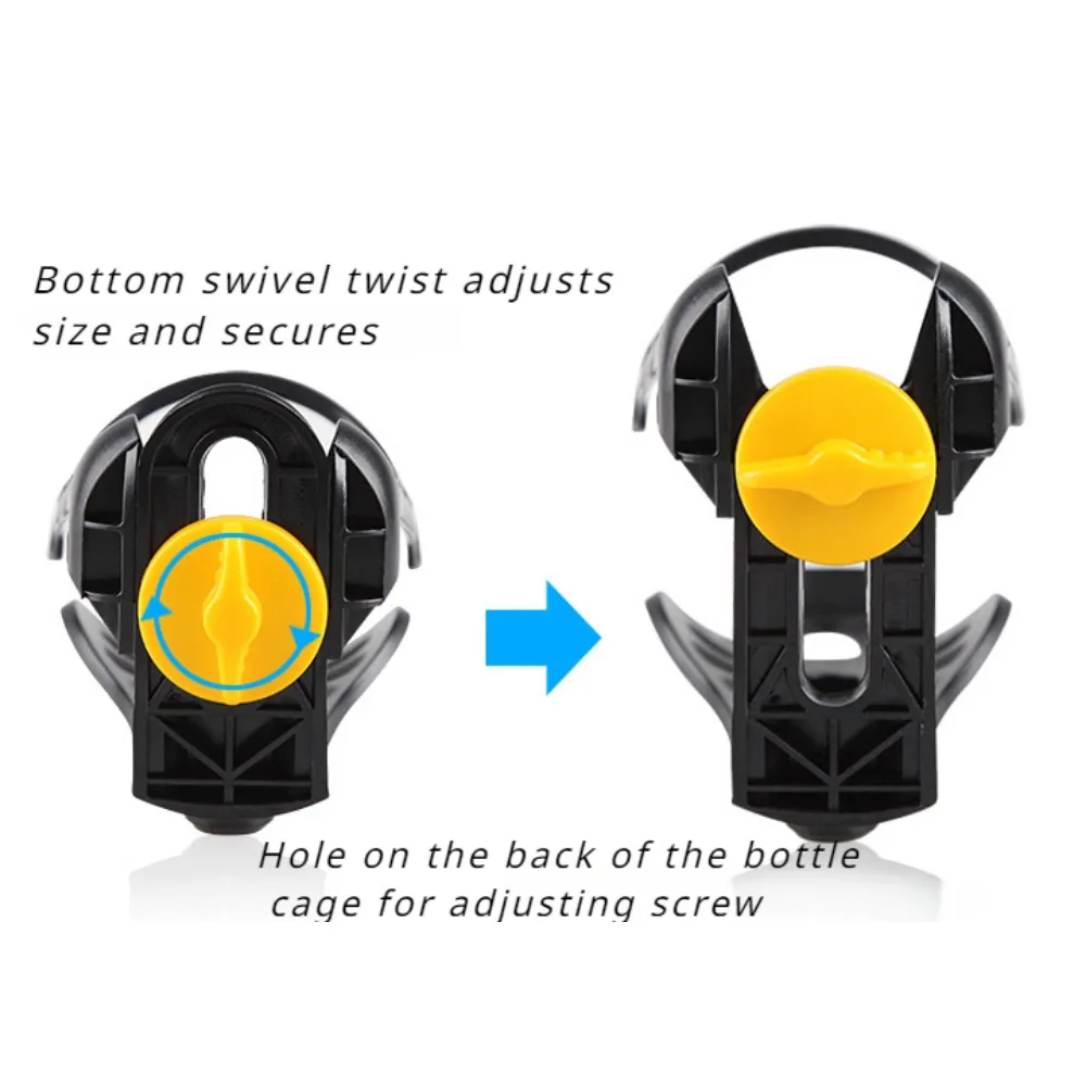 Description Picture 5 of itemAdjustable Bicycle Water Bottle Holder Road Mountain Bike Bottle Cage Stand Cycling Plastic Water Cup Holder Rack  Accessories