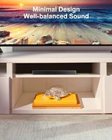ULTIMEA 160W TV SoundBar 2.1 Bluetooth Speaker 5.3 Home Theater Sound System 3D Surround Sound Bar Subwoofer Bluetooth Speakers 2