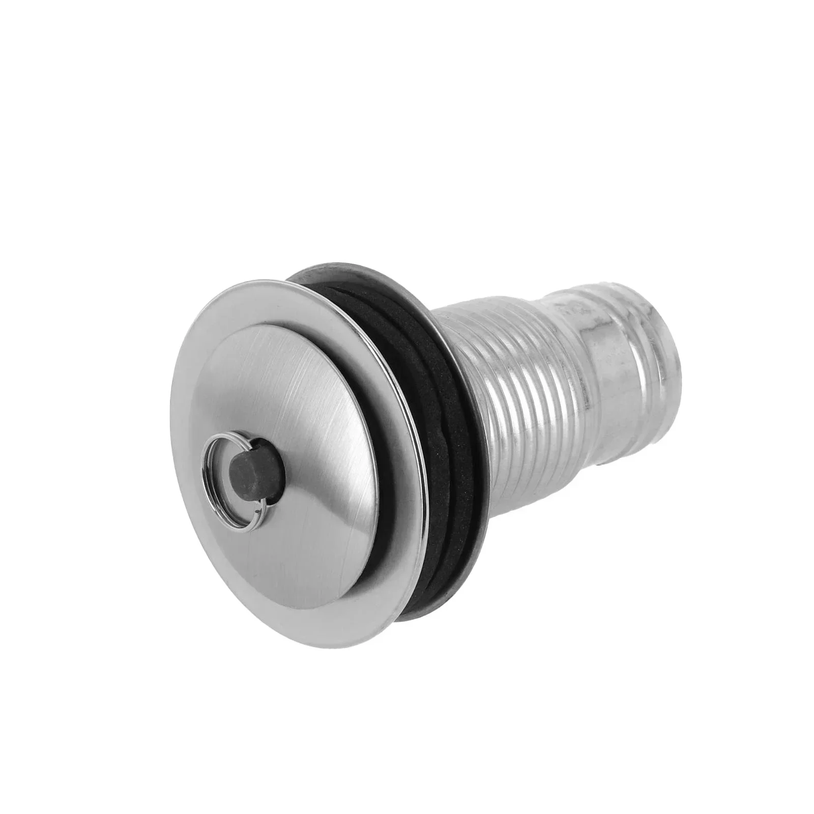 Bathroom Pool Sink Drain Plug Drain Filter 60mm Button Durable Sink Plug Stainless Steel Waste Stopper