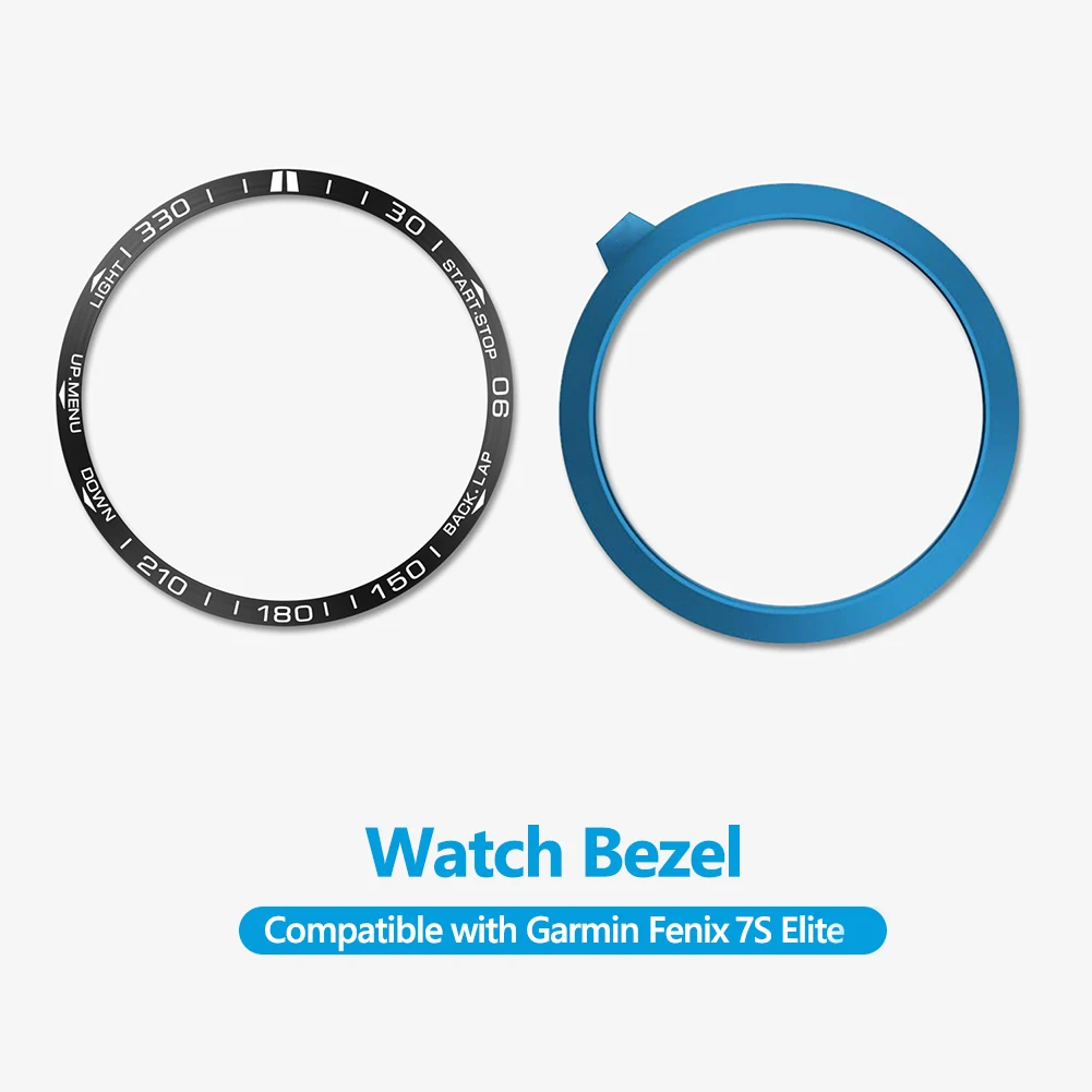 Stainless Steel Bezel Metal Cover for Smartwatch - Protective Accessory