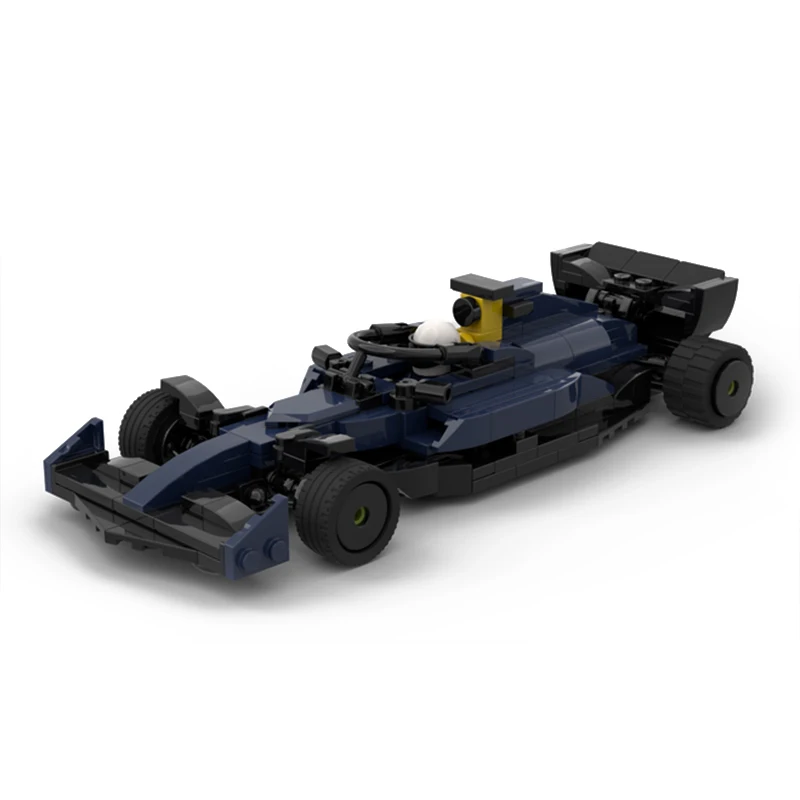

Конструктор синяя Формула автомобиль MOC 141349 гоночное уравнение модель автомобиля идеи кирпичи высокотехнологичная игрушка подарок для мальчиков детей