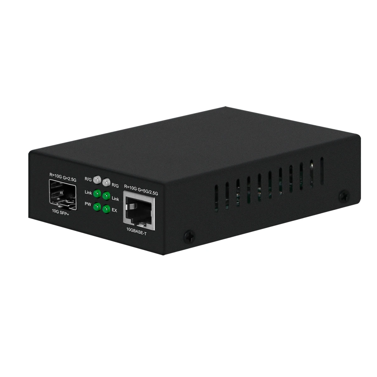 10Gbps 광섬유 미디어 컨버터 802.3at/bt POE 최대 90w 10Gbe 광섬유 컨버터