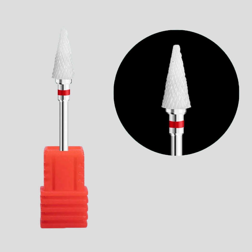 Nail Drill Bits Main Manicure Head To Nails Ceramic Cutter Nail Accessories Equipment for Electric Drill nail drill bit nail drill bits