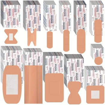 180/360pcs Assorted Flexible Fabric Bandages 1