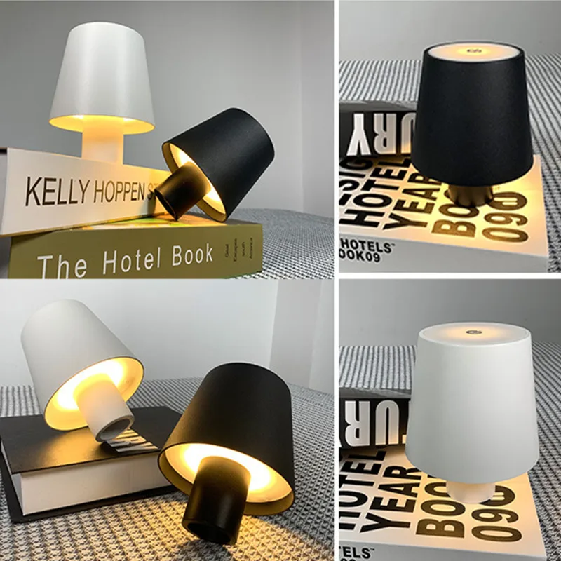 LED Touch Dimmen Wein Flasche Tisch Lampe USB Lade Nacht Licht Abnehmbare Cordless Atmosphäre Licht Restaurant Bars Dekor_voghion.com