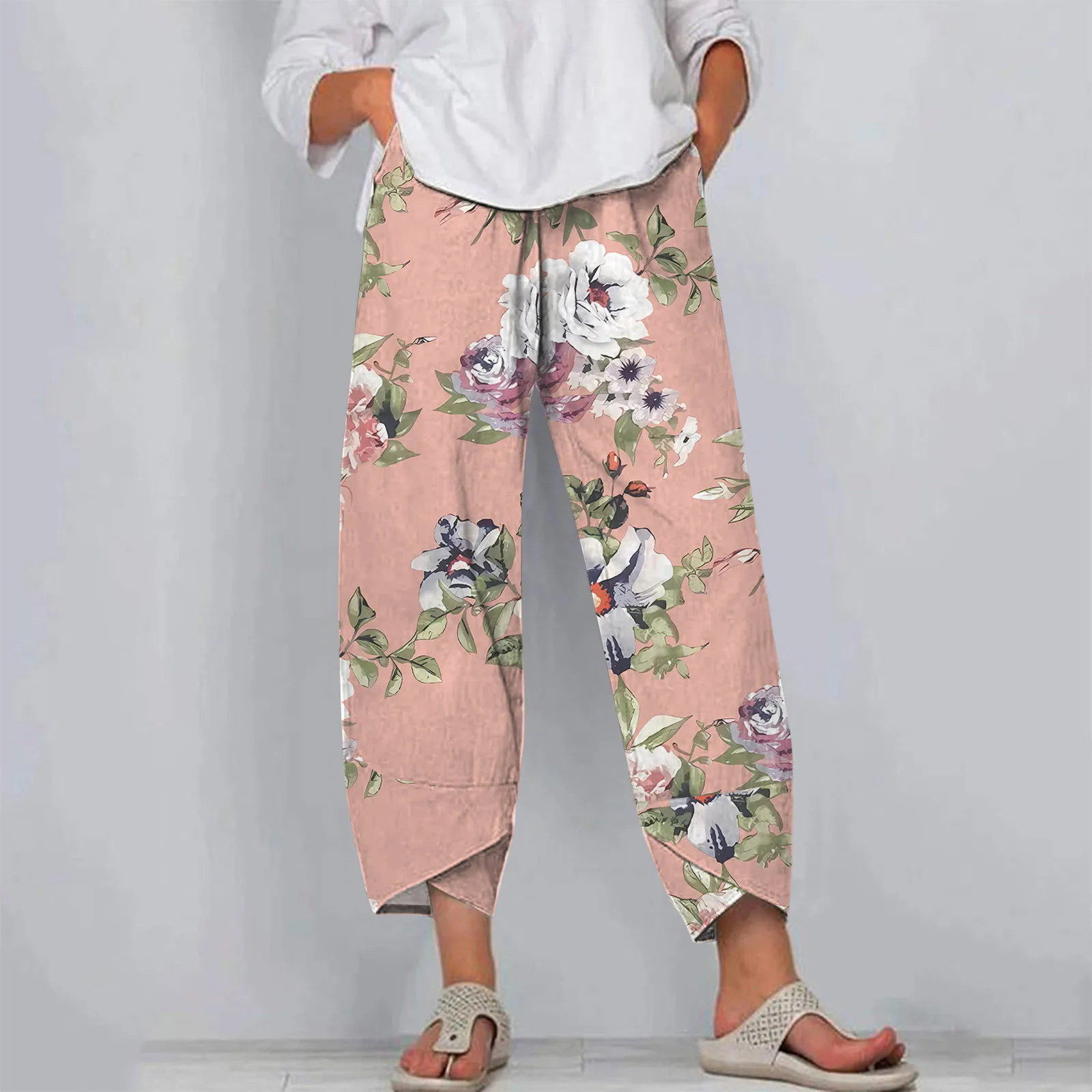 Buy Harem Pants, Plus Size Yoga Pants, Summer Pants, Pants With Pockets,  Lightweight Bohemian Trousers, Summer Trousers, Lounge Pant, Loose Pant  Online in India 
