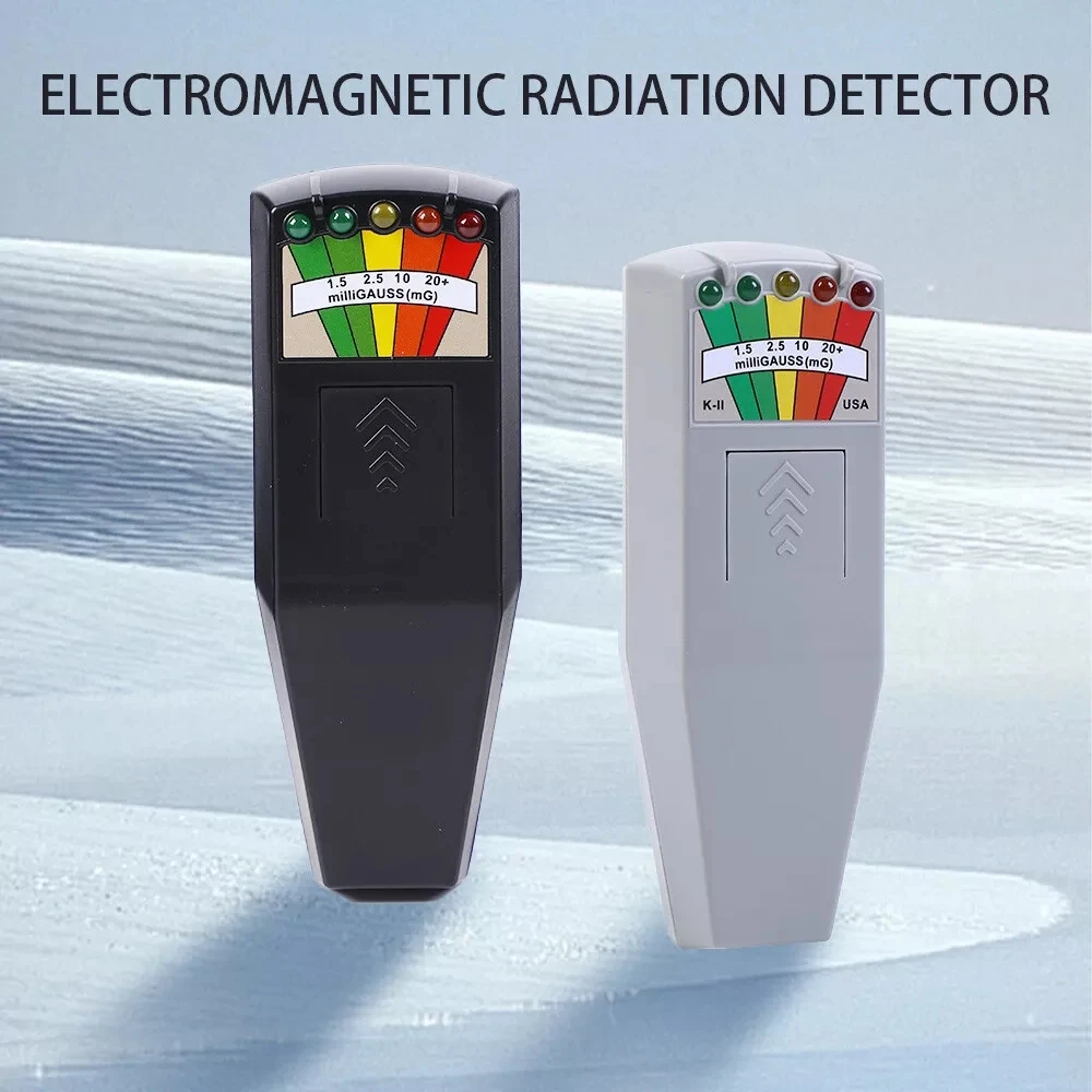 5-10pcs K2 EMF Meter LED Indicator Gauss Meter LCD Digital Electromagnetic Field