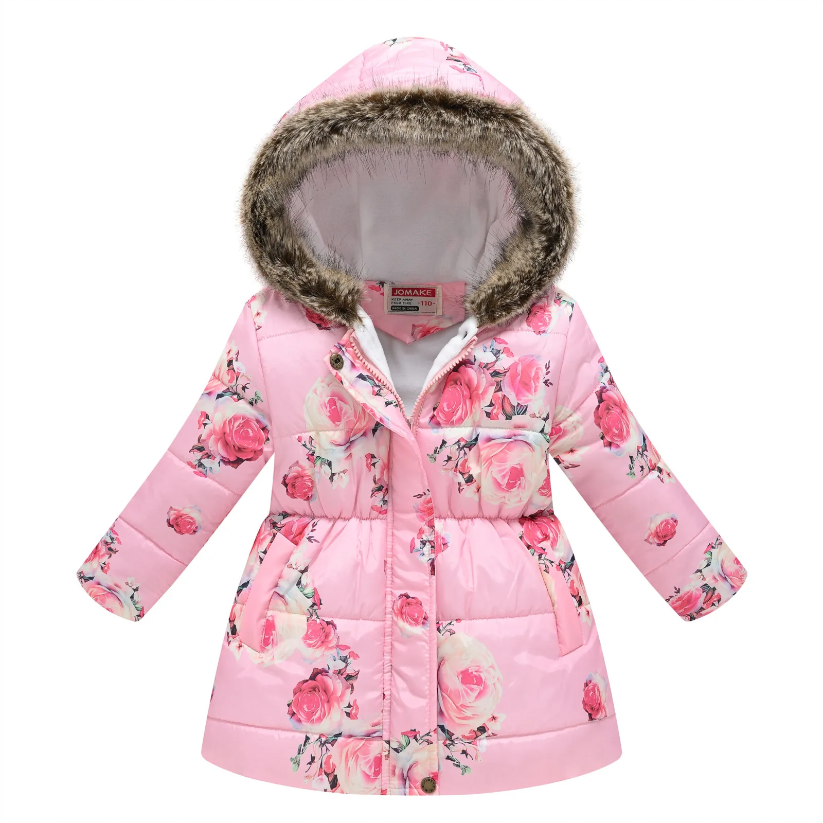 4-10 Years Winter Girls Coat Jacket
