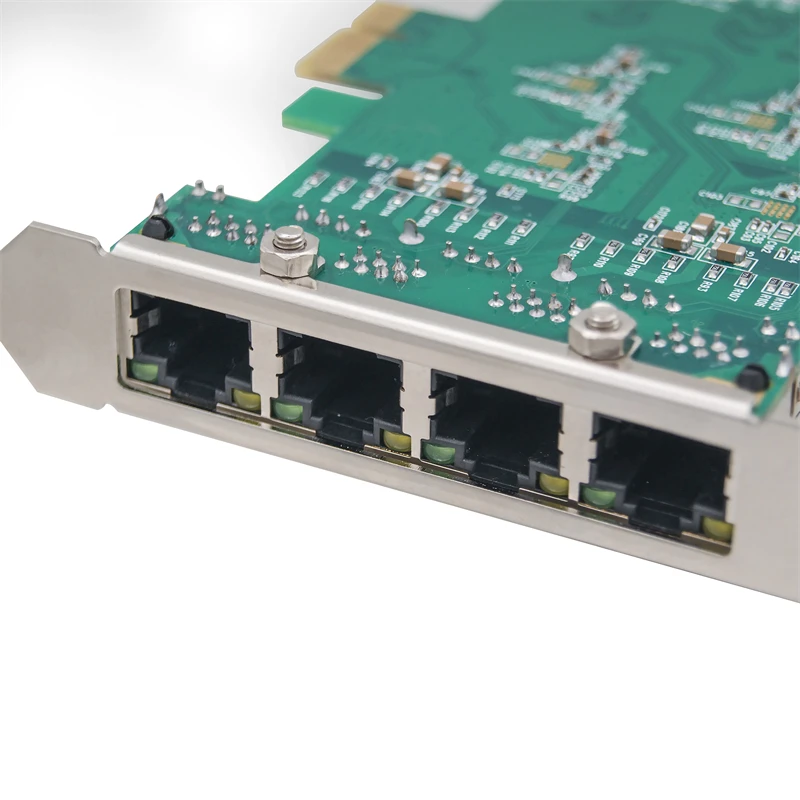 데스크탑용 기가비트 이더넷 랜 카드 네트워크 어댑터, 4 포트 RJ45 to PCI Express X1 네트워크 카드, RTL8111H 칩, 10, 100, 1000Mbps