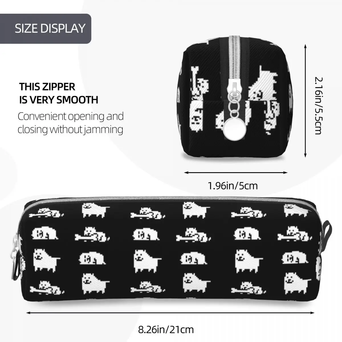 Annoying Dog Game Frisk Pencil Cases Undertale Pencilcases Pen Box for Student Big Capacity Bags School Supplies Stationery