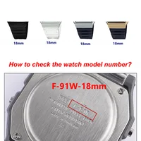 Pour Casio F91W W800H SGW400 F-91W F84 F105/108 A158/168 AE1200 Bracelet de montre en Silicone bande étanche remplacer les bracelets de poignet 6