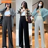 New Maternity Pants Spring, Autumn and Summer Wide-Leg Pants Without Belly Support Drawstring Straight Wide-Leg Trousers 1
