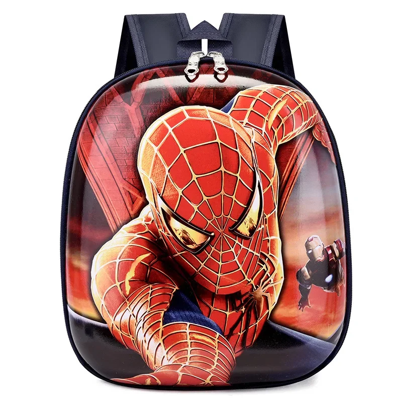 

New Marvel Spider-Man Backpack Kindergarten Sofia Aisha Princess Children's Boys Girls Enrollment Cartoon Hard Case School Bag