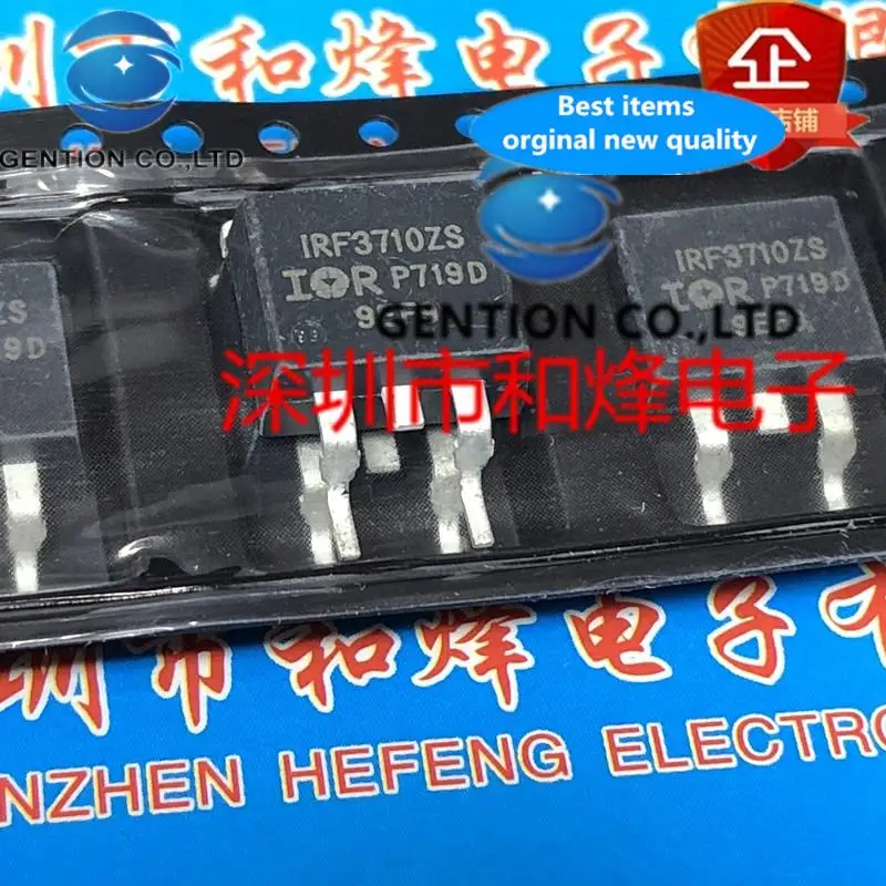 

10 шт. IRF3710ZS F3710ZS TO-263 100V 59A фотосессия 100% новый и оригинальный
