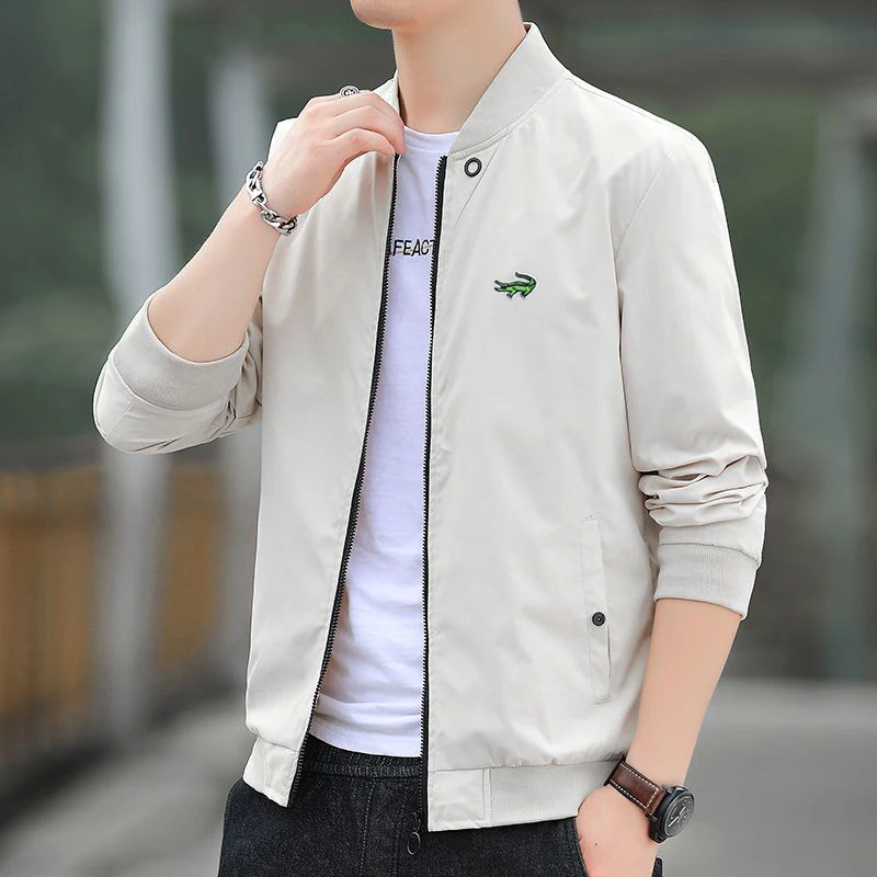 

High Quality CARTELO Men's Wear Resistance Thin Coat Spring Autumn New Trend Top Casual Zipper Jacket Baseball Sports Outerwear