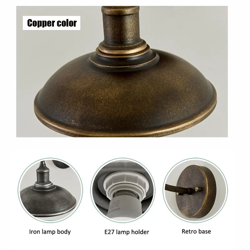 American Vintage Wall Mounted Lamp Indoor Outdoor Waterproof Decor LED Wall Light